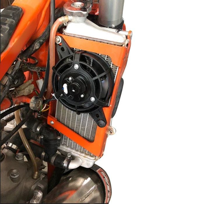 Radiator fan compatible with KTM 690 Enduro R SMC R for watercoolers XDure RV2