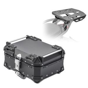 Set top case + luggage rack pour compatible with Ducati Multistrada V4 / S 21-24 black XB28 Universal 28 litres