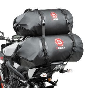 Set Motorrad Gepäckrolle Hecktasche Bagtecs BR50+BR30 Wasserdicht 80 Liter_1