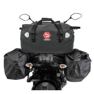 Motorrad Satteltaschen mit Hecktasche Bagtecs WD1 + XF80 Drybag Vol. 166L_1