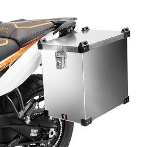 Aluminium Side Case compatible with Benelli TRK 502 / TRK 502 X Aluminum Case Bagtecs Namib 40Ltr Alloy