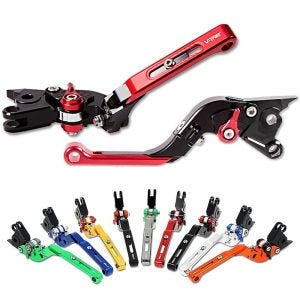 Brake lever and clutch lever set Vario 3 compatible with Aprilia Tuareg 660 22-24 V-Trec foldable and length adjustable