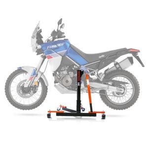 Central Stand compatible with Aprilia Tuareg 660 22-25 orange Paddock Stand ConStands Power-Evo