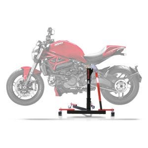Central Stand compatible with Ducati Monster 1200 / S 14-20 red Paddock Stand ConStands Power-Evo