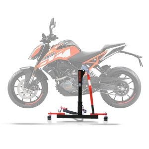 Central Stand compatible with KTM 125 / 390 Duke 17-24 red Paddock Stand ConStands Power-Evo