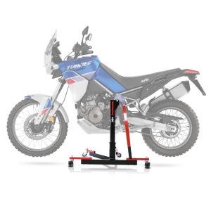 Central Stand compatible with Aprilia Tuareg 660 22-25 red Paddock Stand ConStands Power-Evo