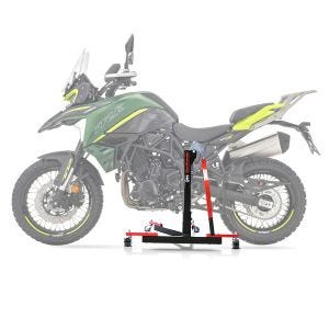 Central Stand compatible with Benelli TRK 702 23-25 red Paddock Stand ConStands Power-Evo