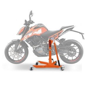 Central Stand compatible with KTM 125 / 390 Duke 17-24 orange Paddock Stand ConStands Power-Classic