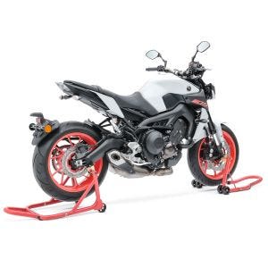 Montageständer Set für KTM 790 / 390 / 200 / 125 Duke ConStands Motorradständer vorne hinten CS rot_1