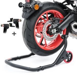 146043-0 Hinterrad Montageständer Honda CB 650 R ConStands Falcone mit L und V Aufnahme schwarz_1