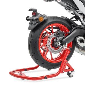 Montageständer hinten für KTM 890 Duke R Rangierhilfe Constands XB2 V rot_1