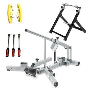 Tyre change Set compatible with Ducati Panigale R / V2 / V4 / R / S with Wheel balancer and Mounting tool ConStands MD4N