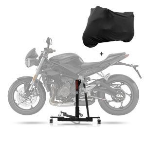 Zentralständer für Yamaha XSR 700 16-20 ConStands Power Evo + Indoor Abdeckplane_1