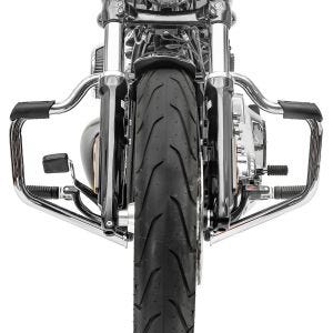Engine Guard Mustache fits for Harley Davidson Softail Sport Glide 18-24 chrome 1.26 inch Craftride
