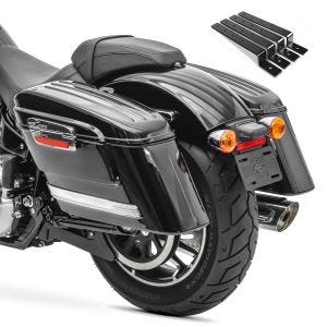 Koffer für Yamaha XVS 1300 A Midnight Star + Halter Harte Satteltaschen Craftride SC6_1