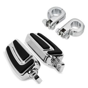 Crash bar Footpegs 1.26 inch compatible with chopper / custombikes / Classic with clamp Craftride HC7