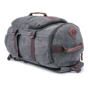 Motorrad Gepäckrolle Craftride VG5 Hecktasche Vintage 30Ltr in grau_1
