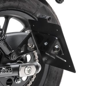 Kennzeichenhalter seitlich M für Honda Rebel 500 17-20 schwarz_0