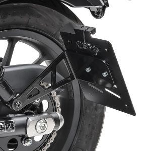 Kennzeichenhalter seitlich L für Honda Rebel 500 17-20 schwarz