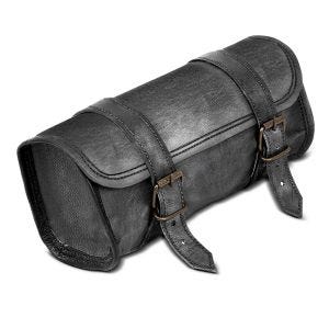 Werkzeugrolle Leder für Harley Davidson Softail Standard / Street Bob Craftride LR3 schwarz_1