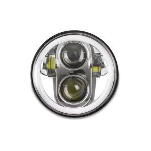 ,Headlight LED 5,,75 Inch fits for Harley Davidson Dyna Low Rider 93-16 M18 chrome by Craftride,
