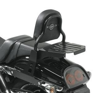 Sissy bar CSS Fix fits for Harley Davidson Dyna Fat Bob 10-17 with luggage rack black Craftride