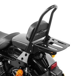 Sissy Bar Detachable+Luggage Rack CSM fits for Harley Davidson Sportster 1200 Iron 18-20 black Craftride