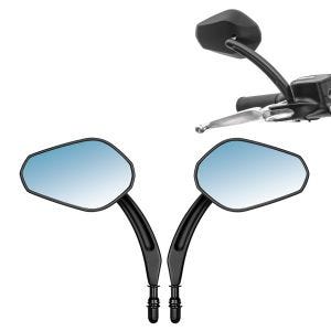 Motorcycle mirror with E-mark Craftride HDE2 fits for Harley Davidson models rear view mirror black