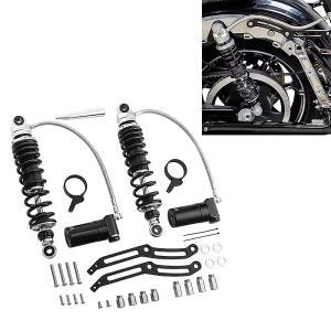 Rear Shock absorber adjustable fit for Harley Davidson Touring 14-24 Remote Reservoir Craftride RS25