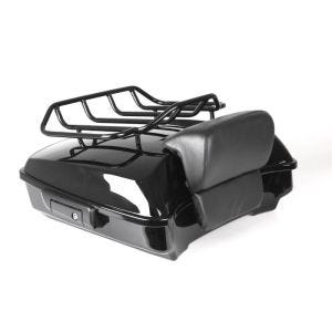 Topcase fits for Harley Davidson CVO Road Glide 18-24 Craftride Razor GB1 incl luggage grill black