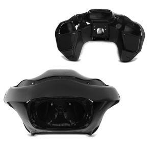 Frontverkleidung Innen-Aussen für Harley-Davidson Road Glide/ Custom 98-13 schwarz_0