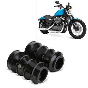 Faltenbälge Gummi 39mm für Harley Davidson Sportster und Dyna Modelle Craftride Gabelschutz_1