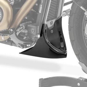Bugspoiler Universal für Chopper Cruiser Bobber Frontspoiler Craftride CP9 schwarz_1