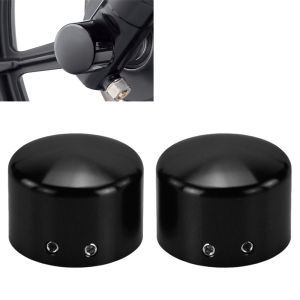 Axle cover fits for Harley Davidson cap axle nut Craftride AD1 front black
