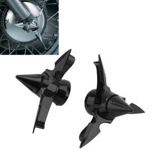 Axle cover fits for Harley Davidson cap axle nut Craftride AD6 front black