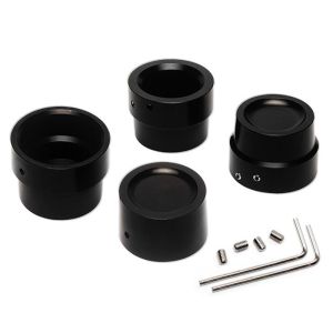 Axle cover fits for Harley Davidson cap axle nut Craftride AD7 set black