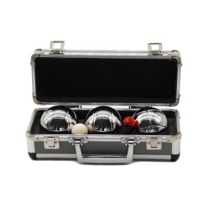 Boule set with steel case 3 balls + target ball + distance meter GI78 DPL2
