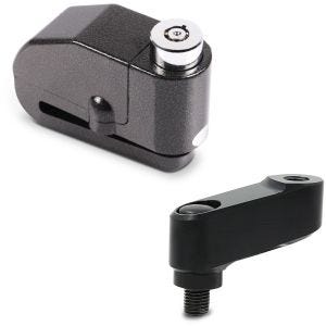 ,Set: Alarm Brake Disc Lock 120dB Theft protection + Rear View Mirror Extension,, Pair,, 1.57 inch,