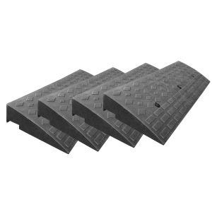 Set of 4 Curb ramp Vanit BR22 rubber ramp driveway 39.37 inch