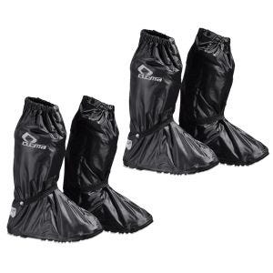 2x Rain shoes cover motorcycle XGP Rain Overshoes Size XL waterproof black