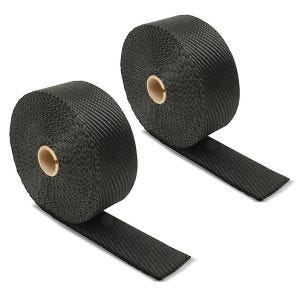 2x Exhaust wrap for motorbike Craftride Heat shield tape 49.21 ft black Discount Set