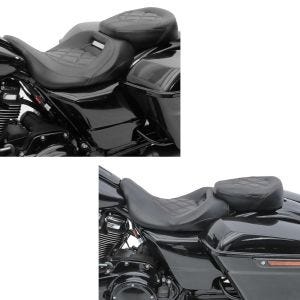 2x Sitzbank Craftride RH3 für Harley Touring 09-21 Komfortsitzbank in schwarz Spar-Set_1
