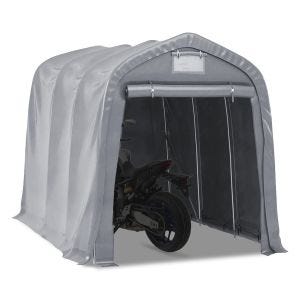 ,Motorcycle Shelter Garage Motoguard MG1 Tent Garage Universal 1,,6x7.87 ft PVC grey,