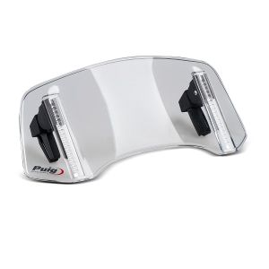 Windshield deflector Clip-On Puig 20764H Clip-On Windscreen Spoiler smoke
