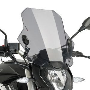 Windshield compatible with Honda CB 650 R 19-24 light smoke Puig Bat