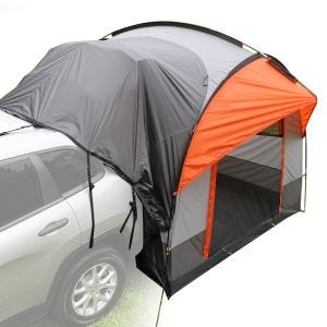 Rear tent car 1-2 persons Vanit awning tent car dome tent freestanding ME64 orange DPL1
