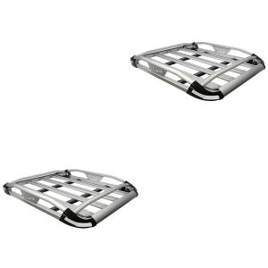 Set 2x Car roof rack Camping Vanit ADG1 silver