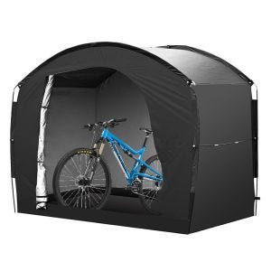 Bicycle shelter Vanit XU62 tent garage 200 x 80 x 62.99 inch waterproof with carry bag black