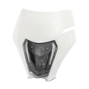 LED Scheinwerfer ECE mit Lampenmaske für KTM Freeride 250 F 18-20 Xdure SW1 weiß_1