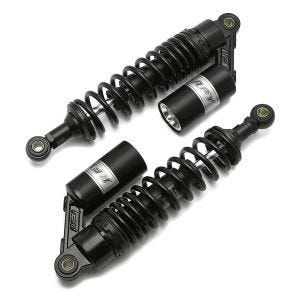 Motorrad Stossdämpfer hinten 320mm Federbein Paar Universal Zaddox RS2 schwarz_1